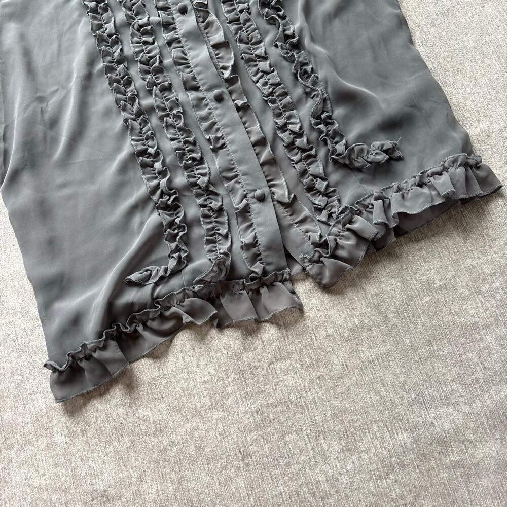 Norma Kamali Grey Blouse - Picture 4 of 5